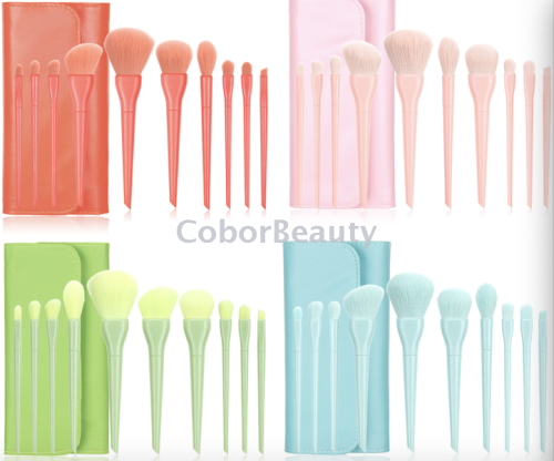 Coborbeauty10 Makeup Brushes Fruit Summer Colorful Brush Suit Beauty Tools Powder Foundation Brush