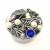 New cloth bow tie pearl crystal drill ball bead head ring high elastic rubber band