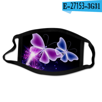 3D masks Fashion ice Silk Cloth can be washed cross-border wholesale personalized masks masks