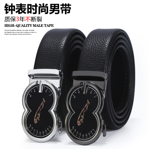 belt men‘s classic fashion high quality cowhide automatic buckle popular fashion business belt trendy new product manufacturer direct sales