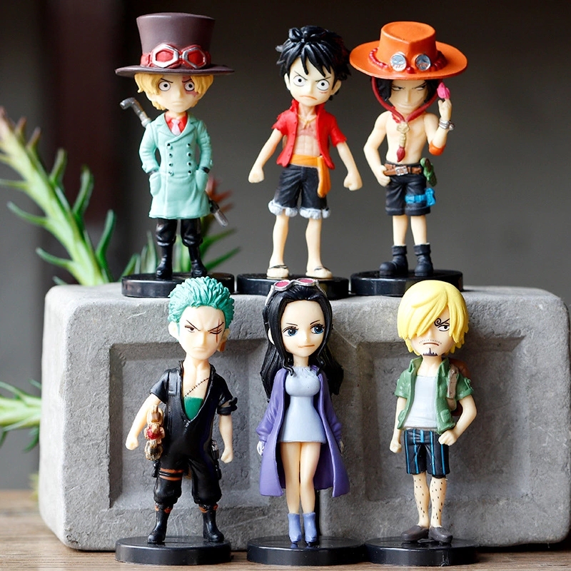 Air One Piece 6 Hand-Made Fanatical Action Luffy Ace Sabo Ro...
