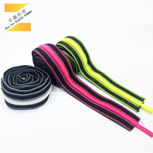 [Factory Direct Sales] Customized Color Drawstring Elastic Band Elastic Clip Rope Drawstring Sports Pants Bag Accessories Clothing