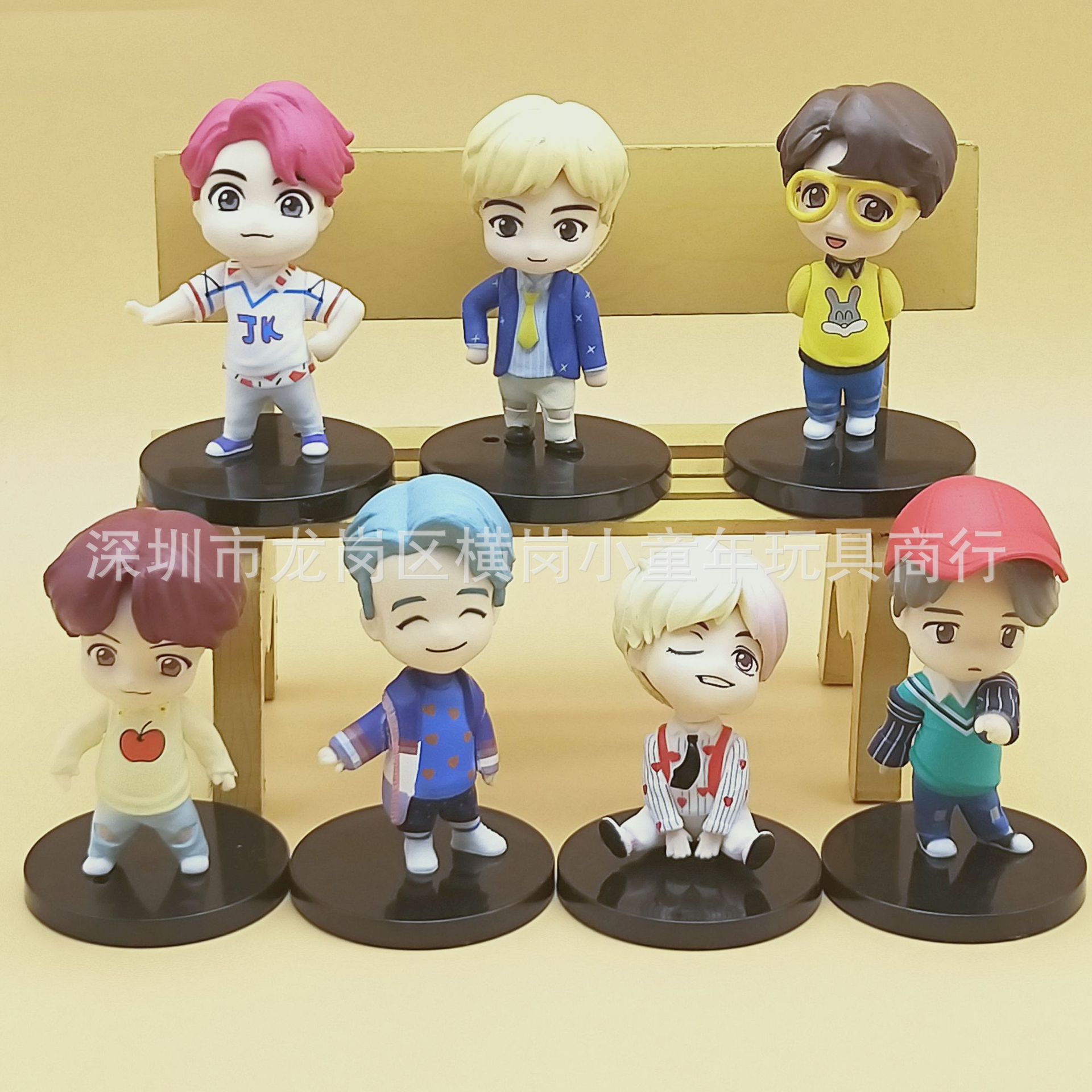 Sevennew Proof Youth Club Hand Animation Cartoon Toy Doll Cake around furnishing articles