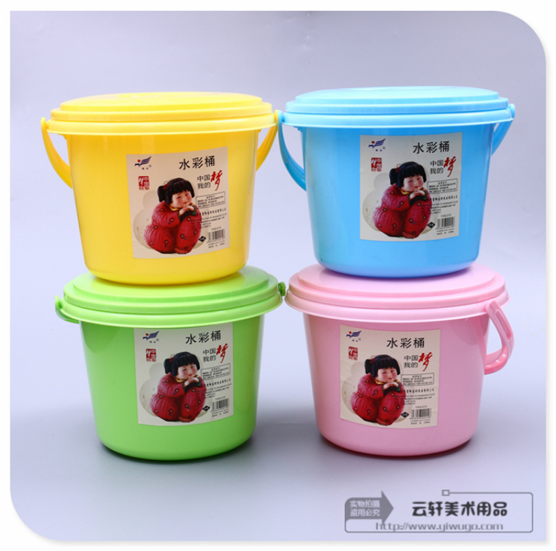航云品牌水粉水彩丙烯国画洗笔用水彩桶儿童学生美术用工具画材