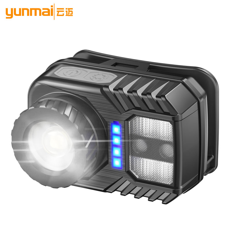 Cross-Border XPG + Cob Major Headlamp Built-in Battery Rotating Zoom Intelligent Battery Indicator S