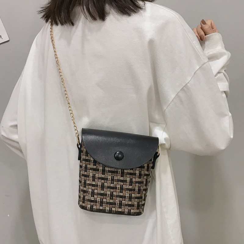 Women's Bag One Shoulder New Advanced Texture Western Style Small Chain One Shoulder Bag Simple