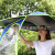 Electric Awning Sunshade Battery car clear umbrella Tricycle Motorcycle Sun umbrella Electric car Awning