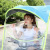 The new GM shows Transparent wind Shield electric Vehicle umbrella customizes The summer Sunblock Wind Shield electric vehicle umbrella