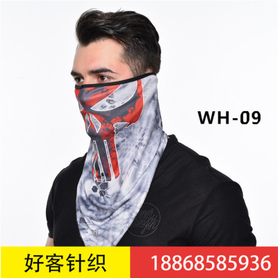 Quick-dry riding mask fishing windproof sunscreen head cover mask 100 variations neck mask magic scarf