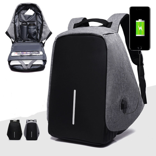 Anti-Theft Travel Backpack Men‘s and Women‘s Large Capacity Waterproof Nylon Computer Bag USB Charging Backpack College Students Bag
