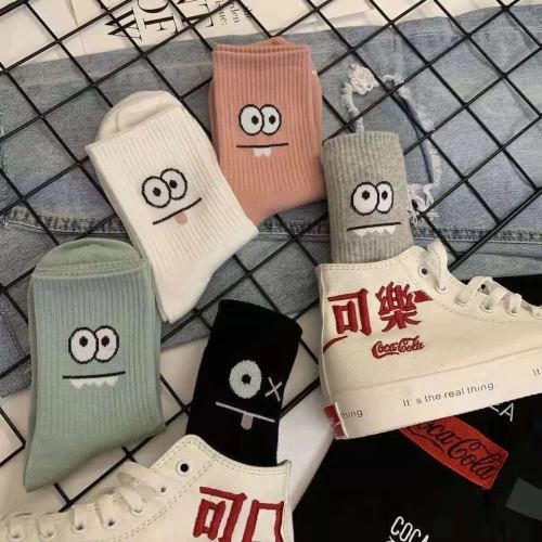 [Online Store Popular] New Socks Women‘s Autumn and Winter Women‘s Mid-Calf Length Socks Korean Cute Stockings Women‘s Mid-Calf Length Socks Women