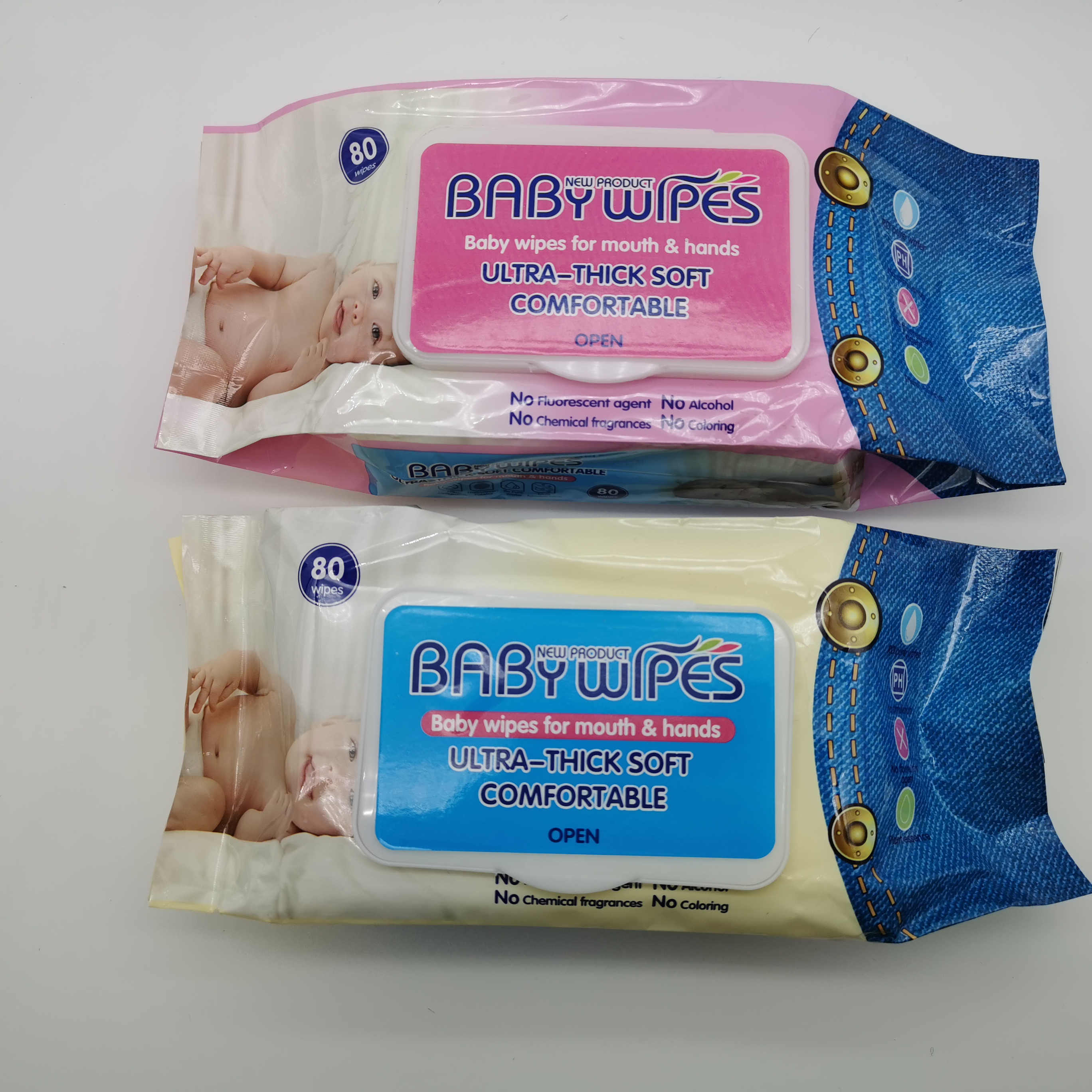 Baby Wipes 80 Baby Wipes Can be customized Baby Wipes Johnson's Flavor