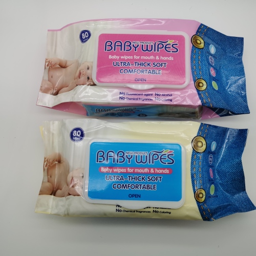 80 Pieces Baby Wipes Children Wipes Customizable Baby Wipes Strong Flavor Wipes