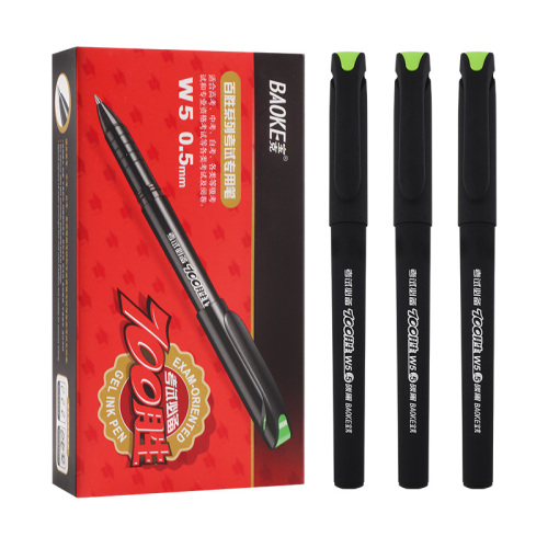 baoke exam pen w5 exam essential gel pen 0.5mm