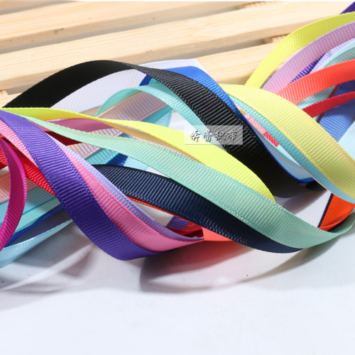 Supply 0.6cm Ribbed Band Horizontal Fabric Belt Multi-Color Gift Packaging Ribbon Clothing Accessories Ribbon Thread Ribbon
