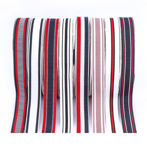 2.5cm wide striped hat band horizontal pattern wavy edge ribbon clothing placket ribbon decorative colored ribbon thread hat band