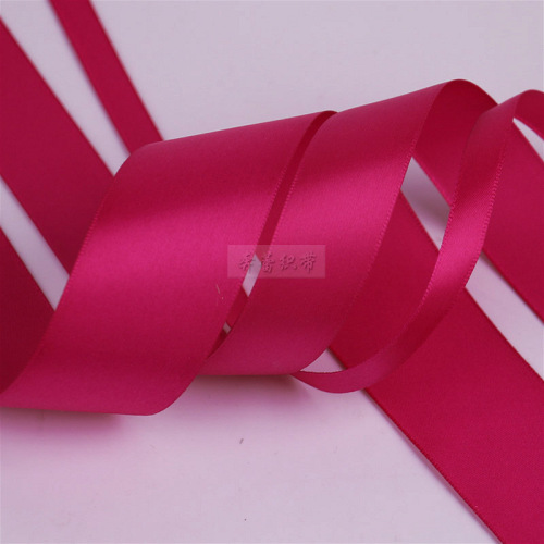Supply Rose Red Plum Red High Density High Quality Ribbon DIY Hair Ornaments Ribbon Gift Packaging Ribbon Wedding Ribbon