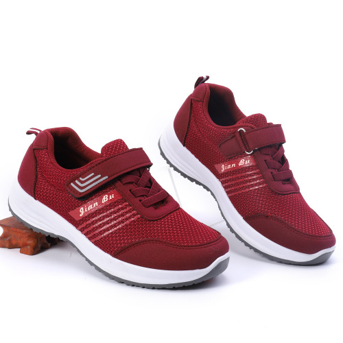 jianbu shoes for the old insole massage sole female middle-aged and elderly sneaker male soft sole walking shoes for the elderly