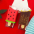 Children's Net Red Silicone Ice Cream Cup Drop-Resistant Creative Watermelon Ice Cream Kettle Portable and Cute Straw Tritan