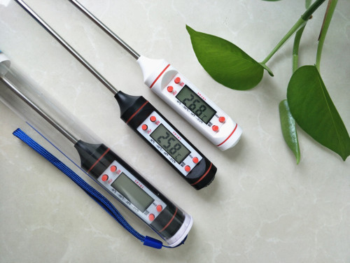 tp101 food food baking digital kitchen meat thermometer liquid barbecue feeding bottle electronic probe temperature measuring pen