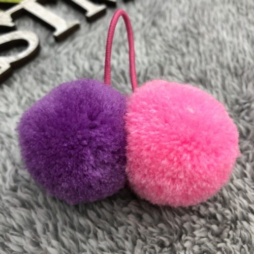 factory wholesale all kinds of fur ball new fur ball pearl ornament diy elastic rope hair accessories pompons