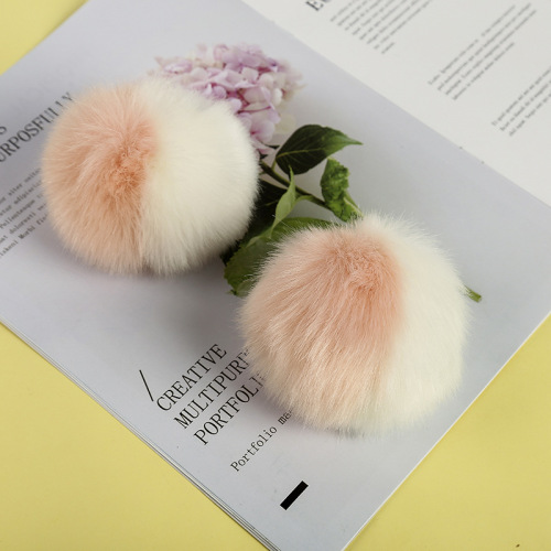 Wholesale Imitation Rabbit Fur Color Matching Fur Ball Creative Pompons Textile Pendant Multicolor Clothing Accessories Fur Ball Customization