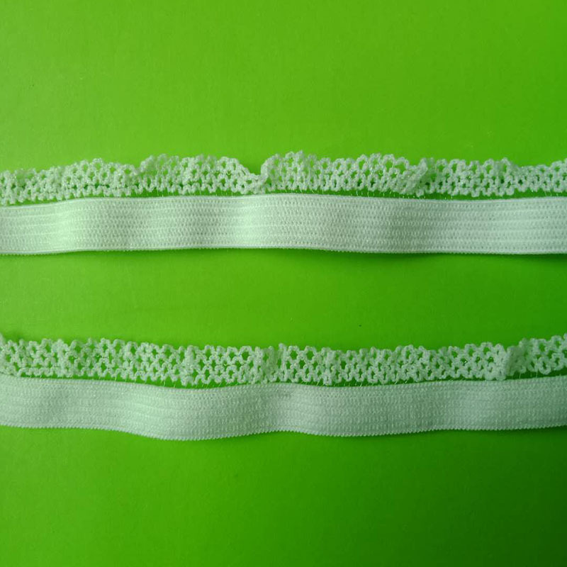 Underwear Clothing Ribbon 1cm Nylon Fishing Line Tree Fungus-like Lacework Elastic Band Elastic Lace