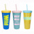 C customized straw cup large capacity water cup web celebrity plastic coke cup creative advertising cup gift cup
