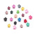 Small daisies Korean children send jewelry Hyun Small hair clip frosted flowers girls baby grip hair clip
