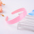 Best-selling Korean version of 25mm wide color plastic headband lovely candy ribbon tooth hair band manufacturers direct wholesale