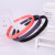 Factory Direct selling 1.2cm Candy color lace Plastic Hair Hoop Simple Joker Face Protection Rubber Headband
