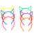New South Korean cute super cute sweet day cat ears girl heart hair hoop candy color headband wholesale