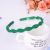 Fast pass hot selling mahua plastic hair hoop fashion environmental protection frosted mixed color headband manufacturers direct wholesale