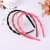 Fast pass hot selling mahua plastic hair hoop fashion environmental protection frosted mixed color headband manufacturers direct wholesale
