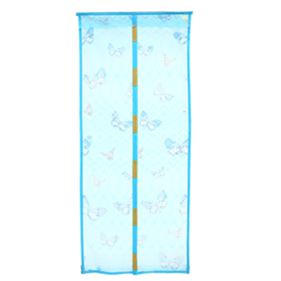 New jacquard printed mosquito proof door curtain magnetic soft screen curtain for mosquito proof door in summer
