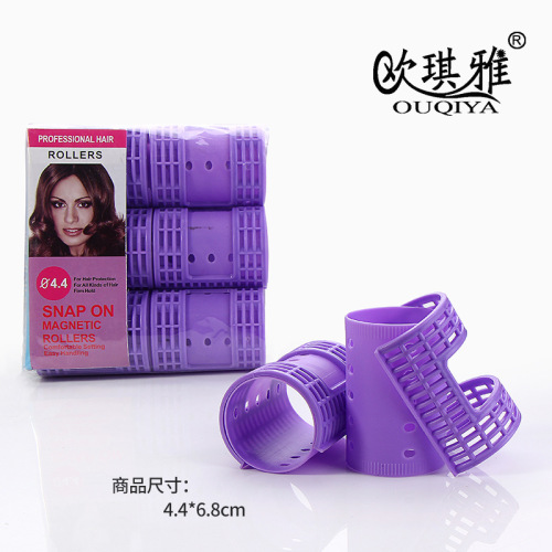 Wholesale Hair Tools Rinka Haircut Child and Mother Hair Curler Disposable Non-Ironing Plastic Hair Roller with Teeth Hair Curler 4.4