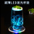  Amazon hot acrylic crystal ultra-thin LED lighting coasters bar supplies flash base