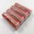 Lithium battery 18650 Lithium battery New (red)3.7V orange /flat head electric fan power supply battery wholesale