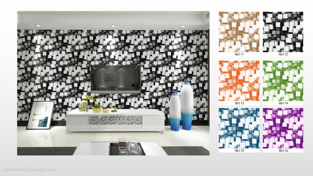 Supply Pvc Wallpaper Waterproof Wallpaper Spot Wallpaper 0 53 10m