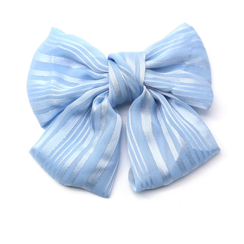 New Big Bow Hairpin Women‘s Hair Accessories Strawberry Fabric Spring Clip Hairpin Wholesale