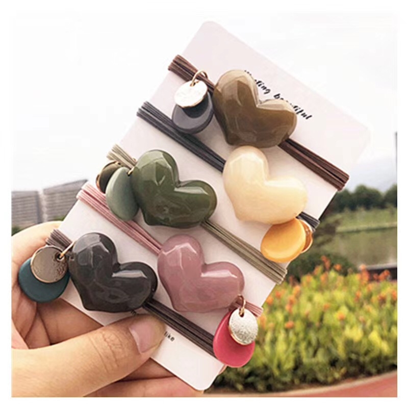 Korean Popular Trendy Jelly Big Peach Heart Tag Live Hot Sal...
