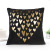 Black super velvet cloth gold pillow cover sofa car cushion cover office pillow cover cross-border hot sales