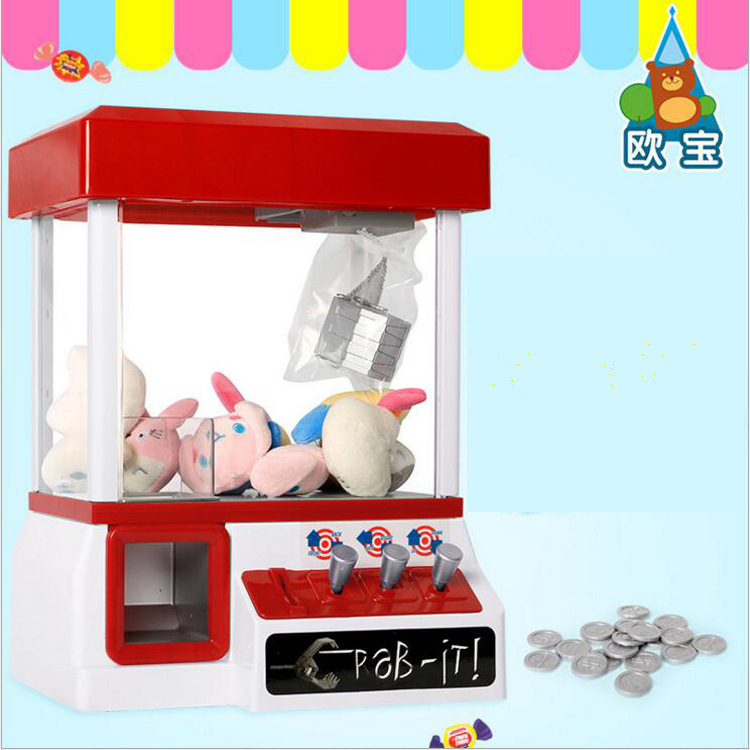 Beautiful and durable Opel coin-operated game machine music clip doll grabber toy wholesale
