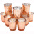 Amazon hot star spotted glass candle holder Xiang Xun candle empty cup wedding dining room