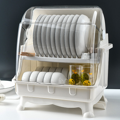dish rack, chopsticks storage box, household plastic cupboards