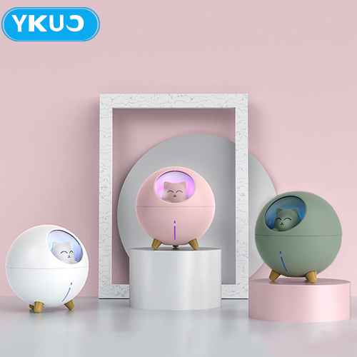 free shipping yuko star cat humidifier usb colorful night lamp household office desk surface panel mute spray moisturizing instrument