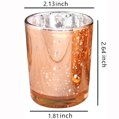 Amazon hot star spotted glass candle holder Xiang Xun candle empty cup wedding dining room