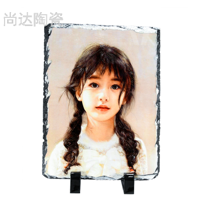 Thermal transfer rectangular lithograph 15*20CM can be customized picture of rock painting