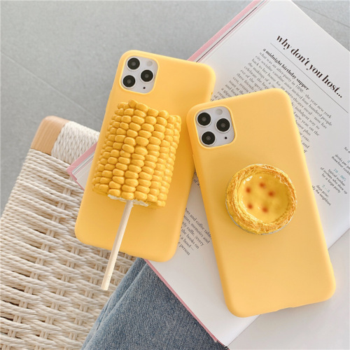 Creative Three-Dimensional Simulation Corn Cob Egg Tart Phone Case for Iphone11 Apple Xs Huawei Protective Case