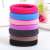 Simple Hair Ring Rubber Band for Hair Ties Hair Band Korean Headwear Leather Case Black High Elastic Tie Hair Head Rope Female